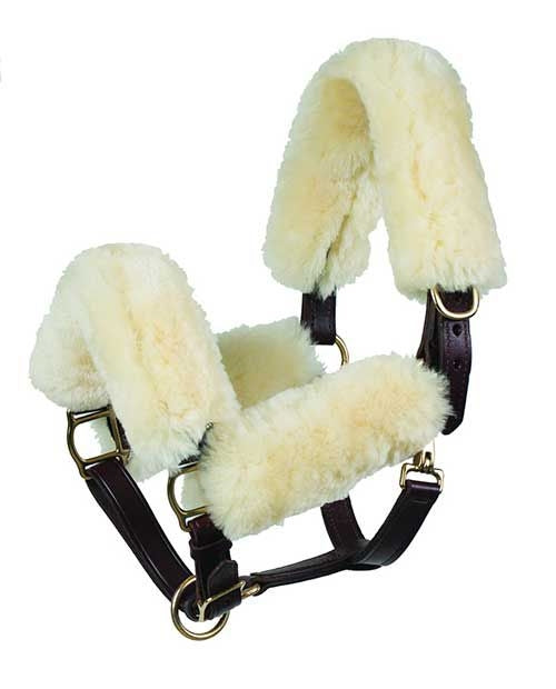 Lettia Sheepskin Halter Tube Set
