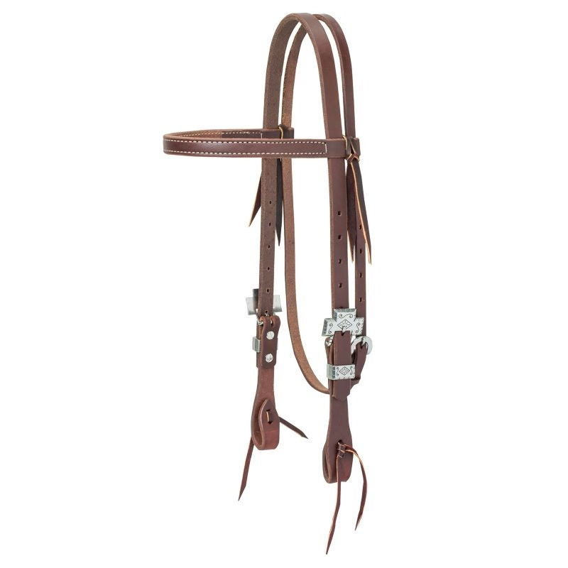 Weaver Working Cowboy Browband Headstall with Cross