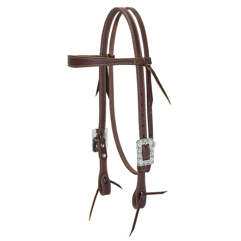 Weaver Working Slim Browband Headstall Southwest