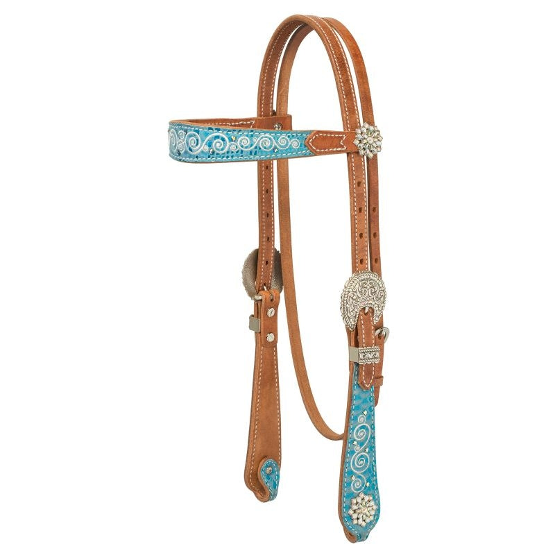 Weaver Snowflake Browband Headstall