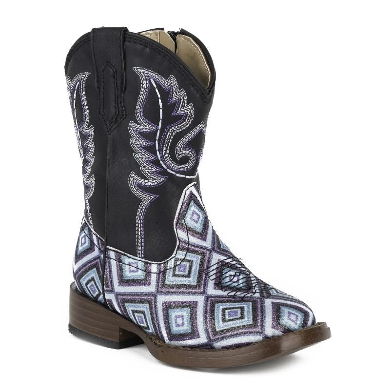Roper Toddler Glitter Diamonds Boots