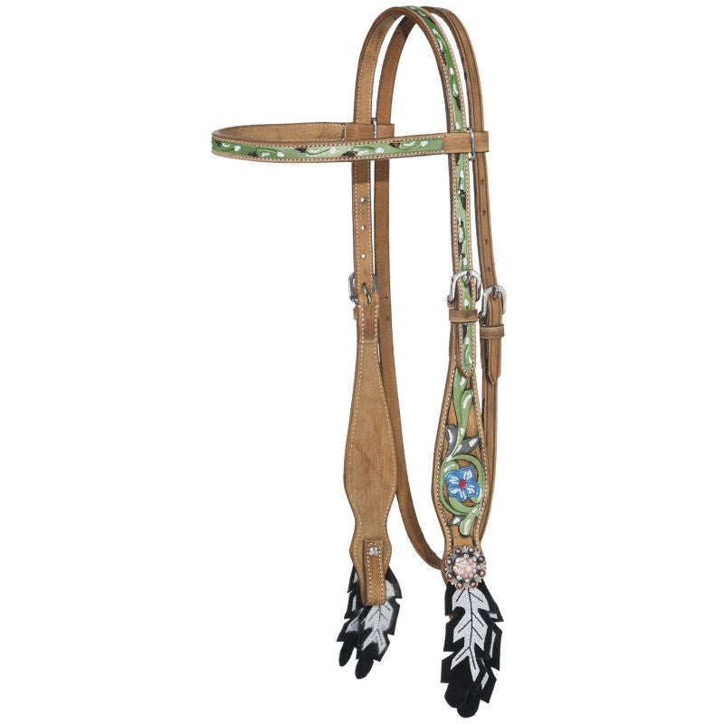 Silver Royal Salvador Browband Headstall