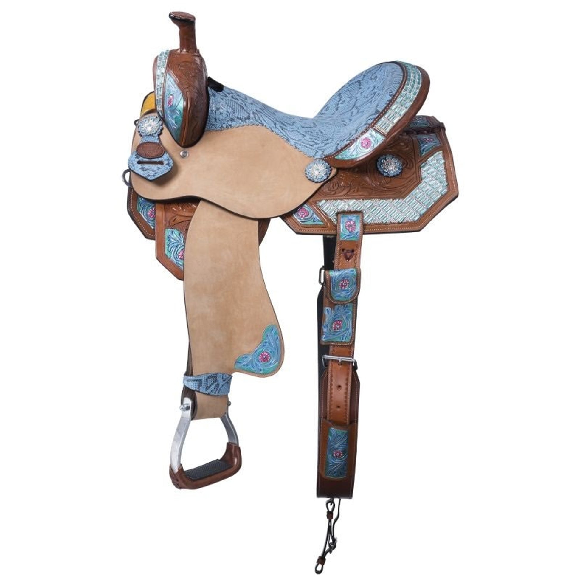 Silver Royal Macaelah Barrel Saddle