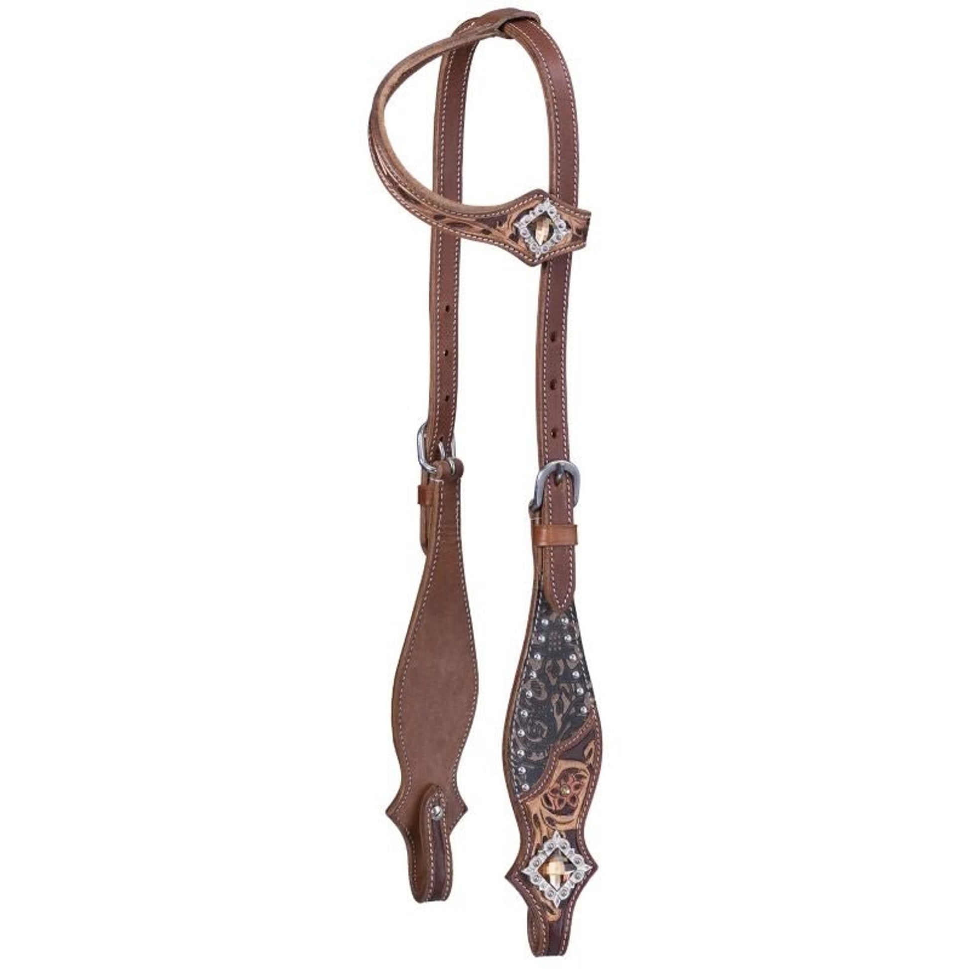 Silver Royal Jameson Single Ear Headstall