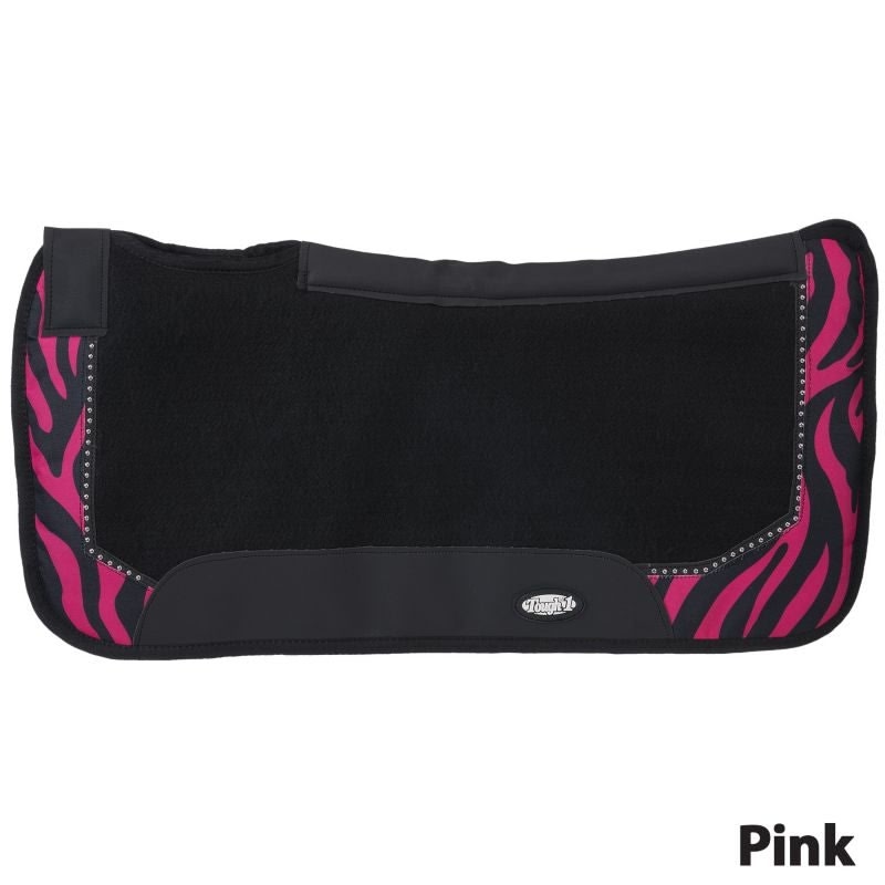 Tough1 Eclipse Fun Zebra Wool Saddle Pad
