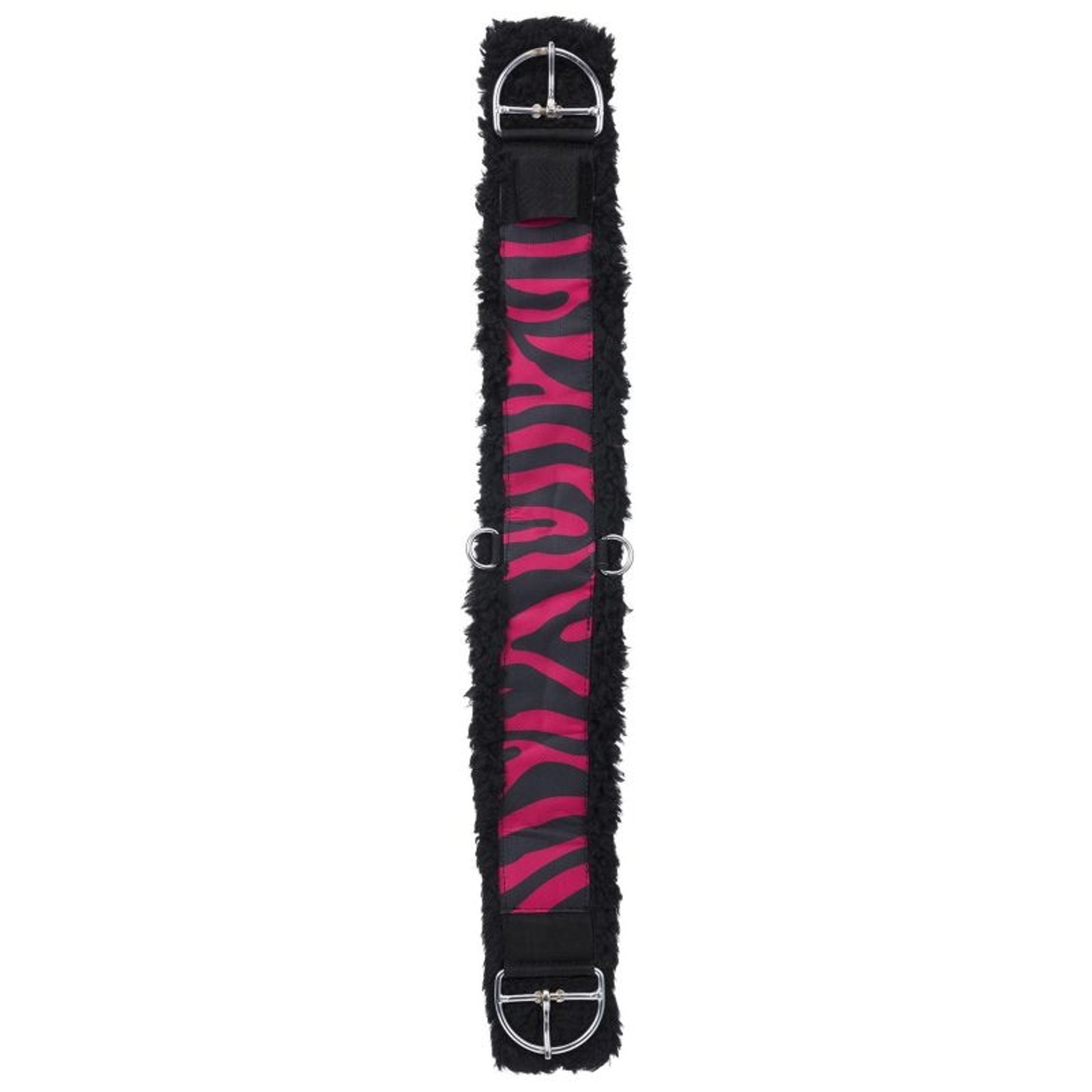 Tough1 Eclipse Fun Zebra 33in Fleece Cinch