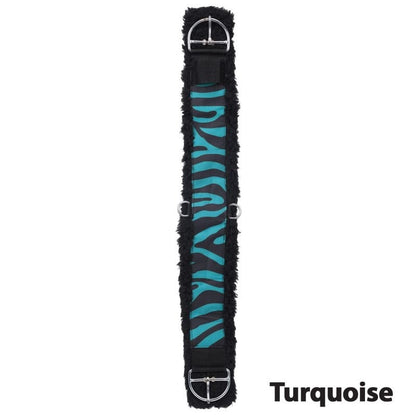 Tough1 Eclipse Fun Zebra 33in Fleece Cinch