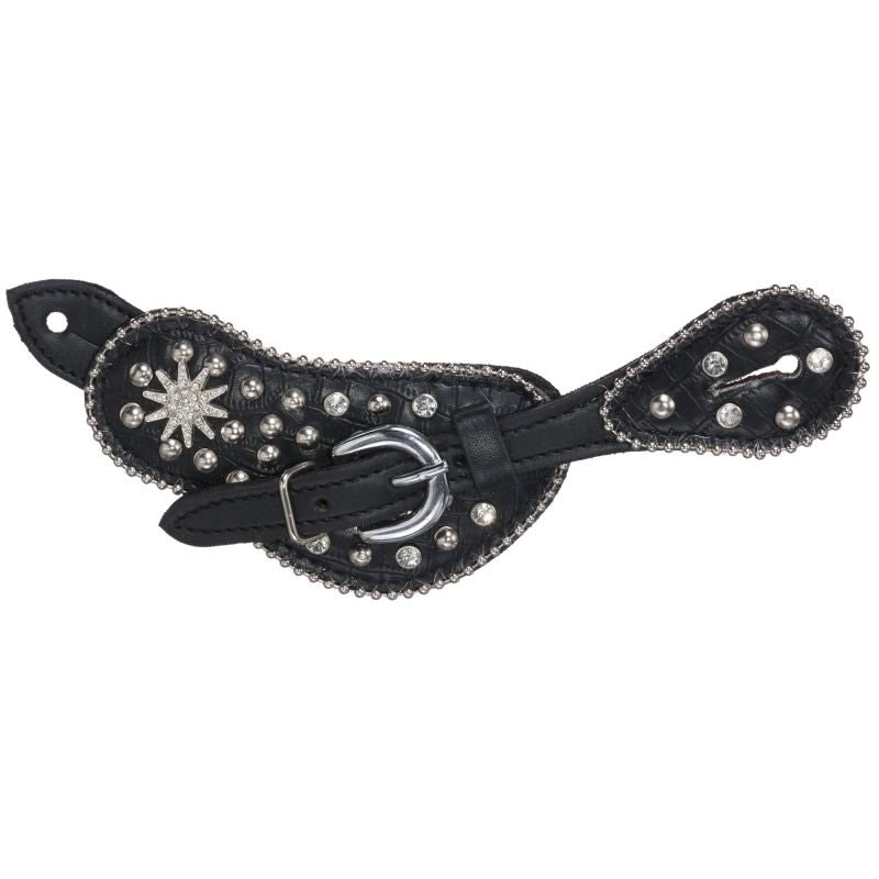 Tough1 Eclipse Starlight Rowel Spur Straps