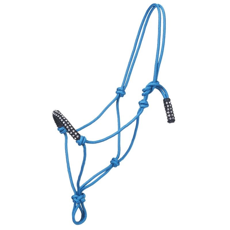 Tough1 Mini Rope Halter with Crystals