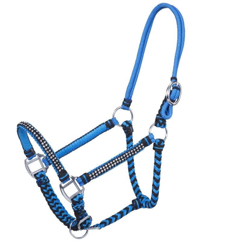 Tough1 Mini Braided Halter with Crystals