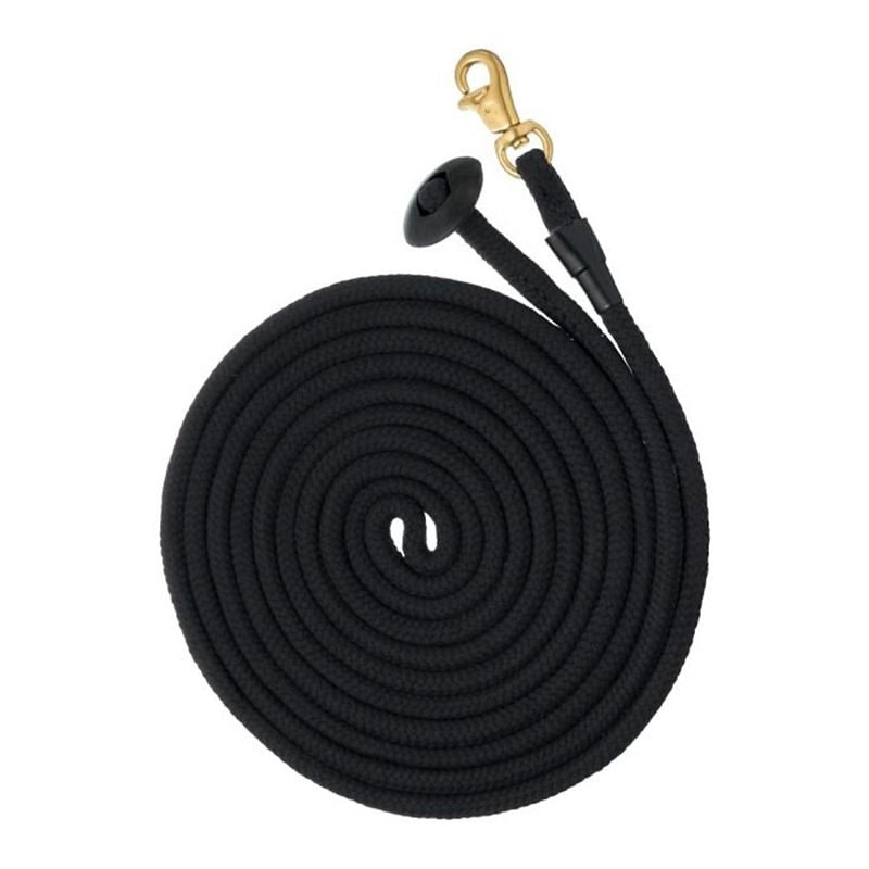 Tough1 Rolled Cotton Lunge Line with Solid Brass Snap