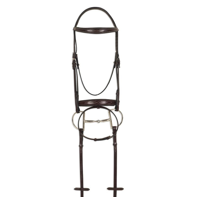 Ovation ATS Square Raised Taper Nose Bridle w.Flsh