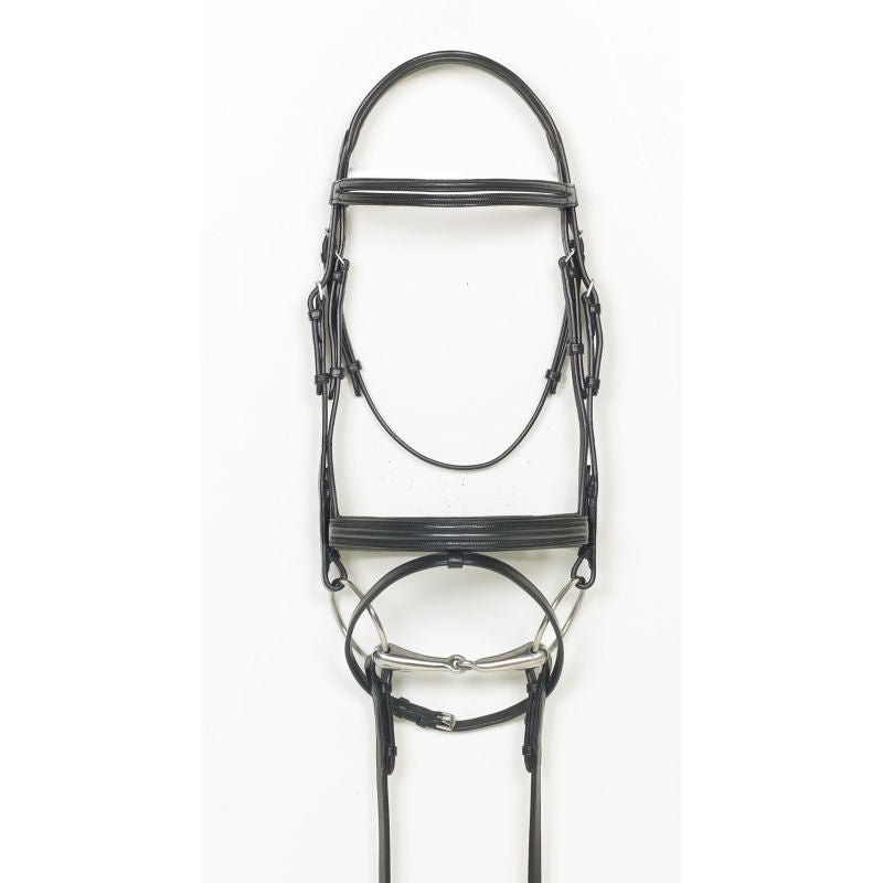 Ovation Alexia Traditional Flash Dressage Bridle