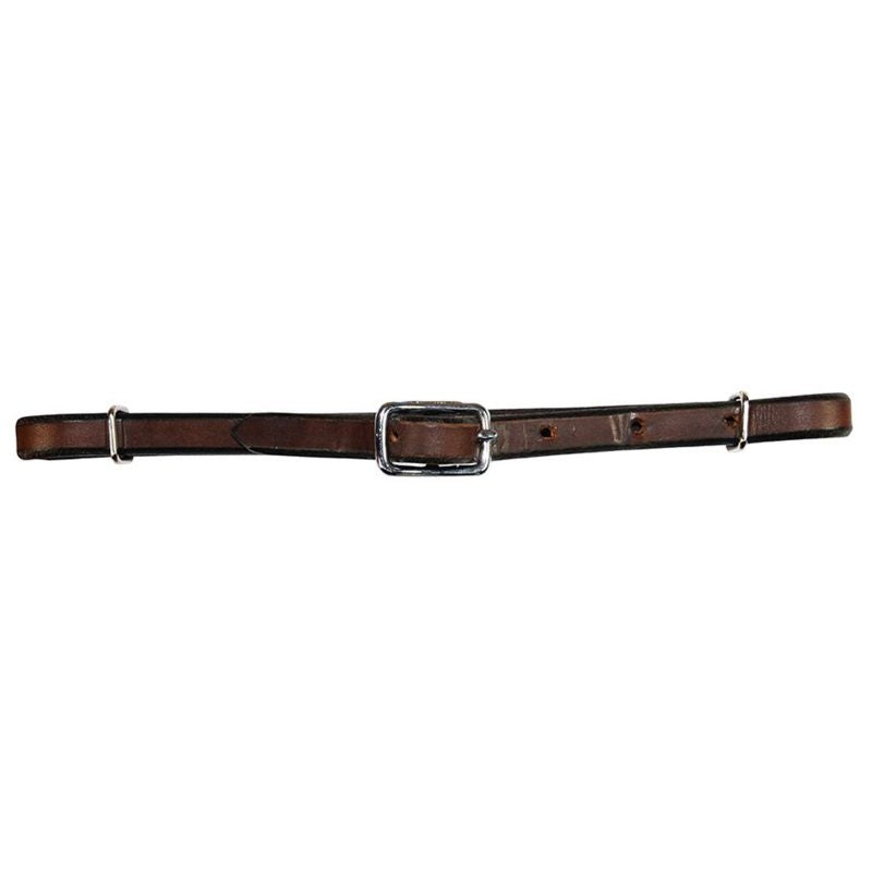 Reinsman Chocolate Bridle Leather Curb Strap