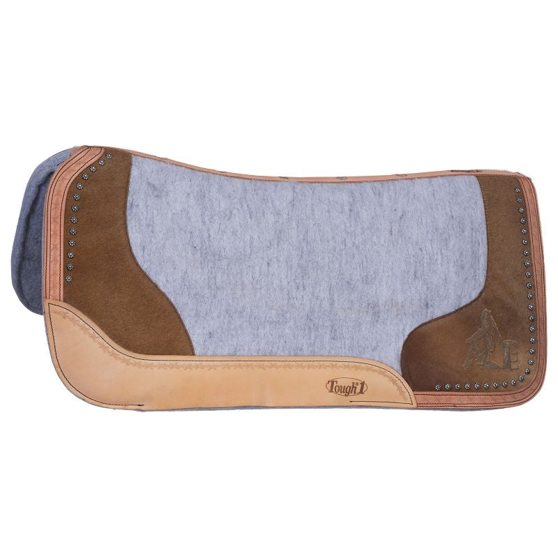 Tough1 Felt Motif with Hair-On Saddle Pad