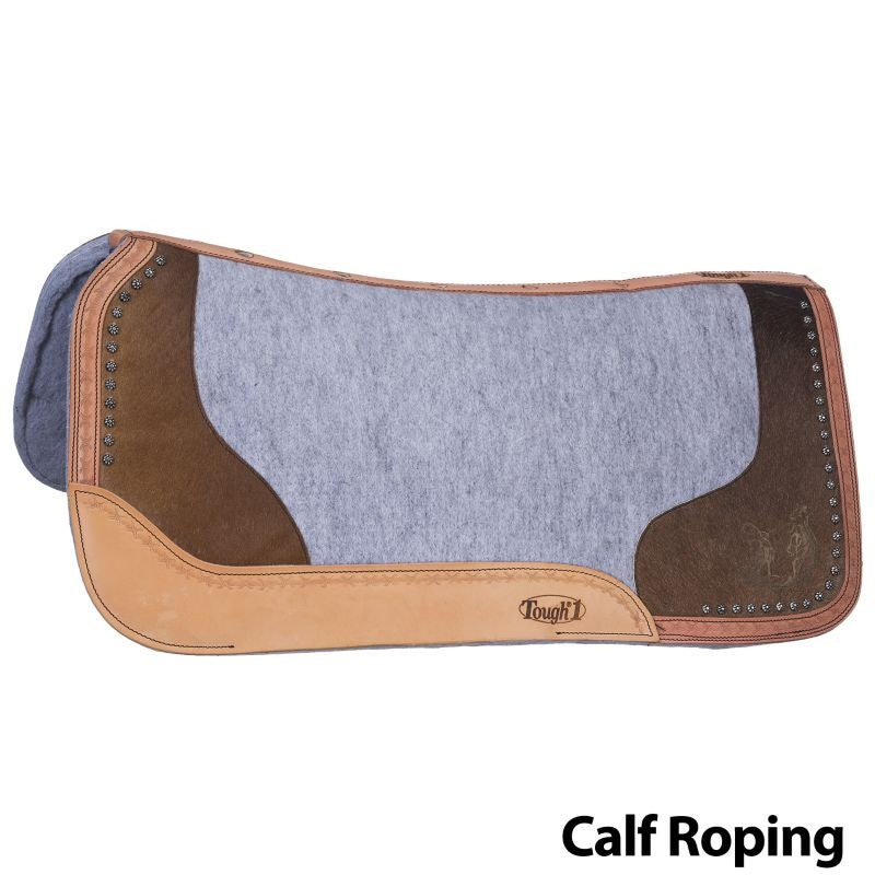 Tough1 Felt Motif with Hair-On Saddle Pad