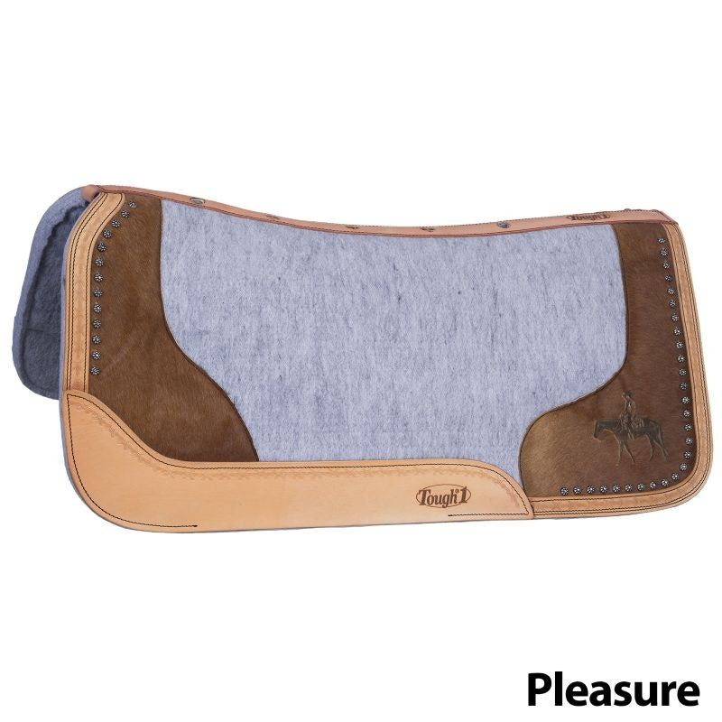 Tough1 Felt Motif with Hair-On Saddle Pad