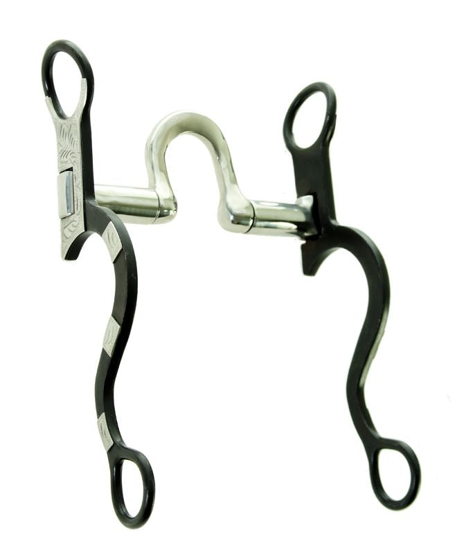 Black Steel Precision Spring Spoon Mouth Bit
