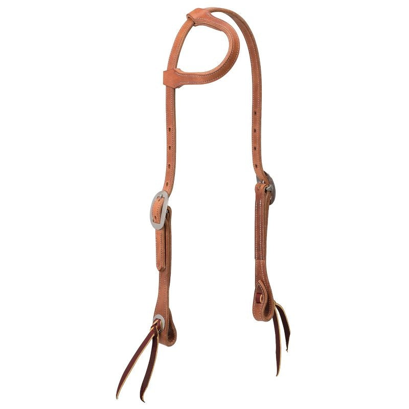 Weaver Buttered 5/8in Sliding Ear Headstall