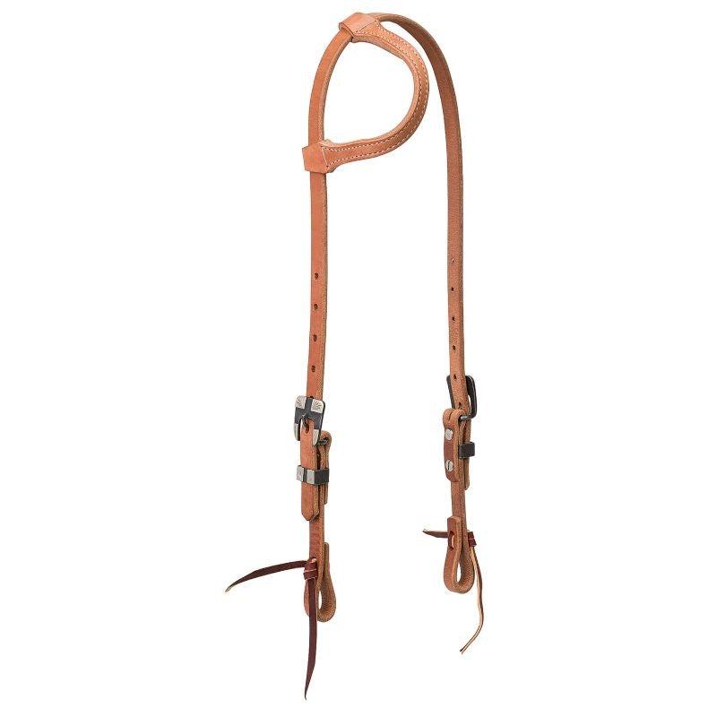 Weaver Buttered Heel 5/8in Sliding Ear Headstall