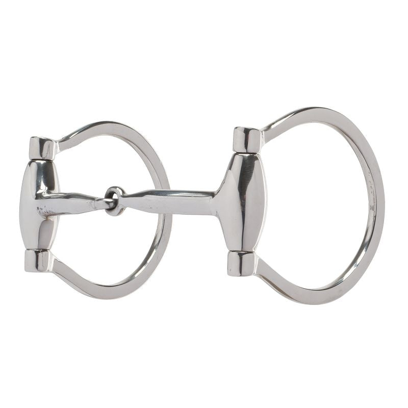 Weaver Stainless Offset Dee Copper Inlay Snaffle