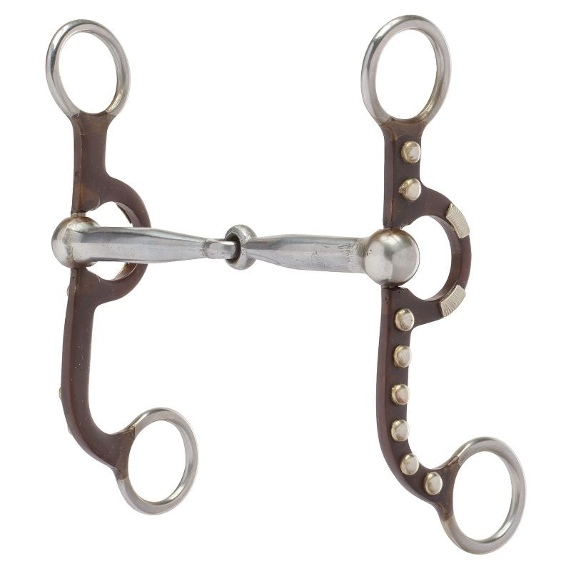 Weaver 4 5/8in Mouth 2pc Snaffle Pony Bit