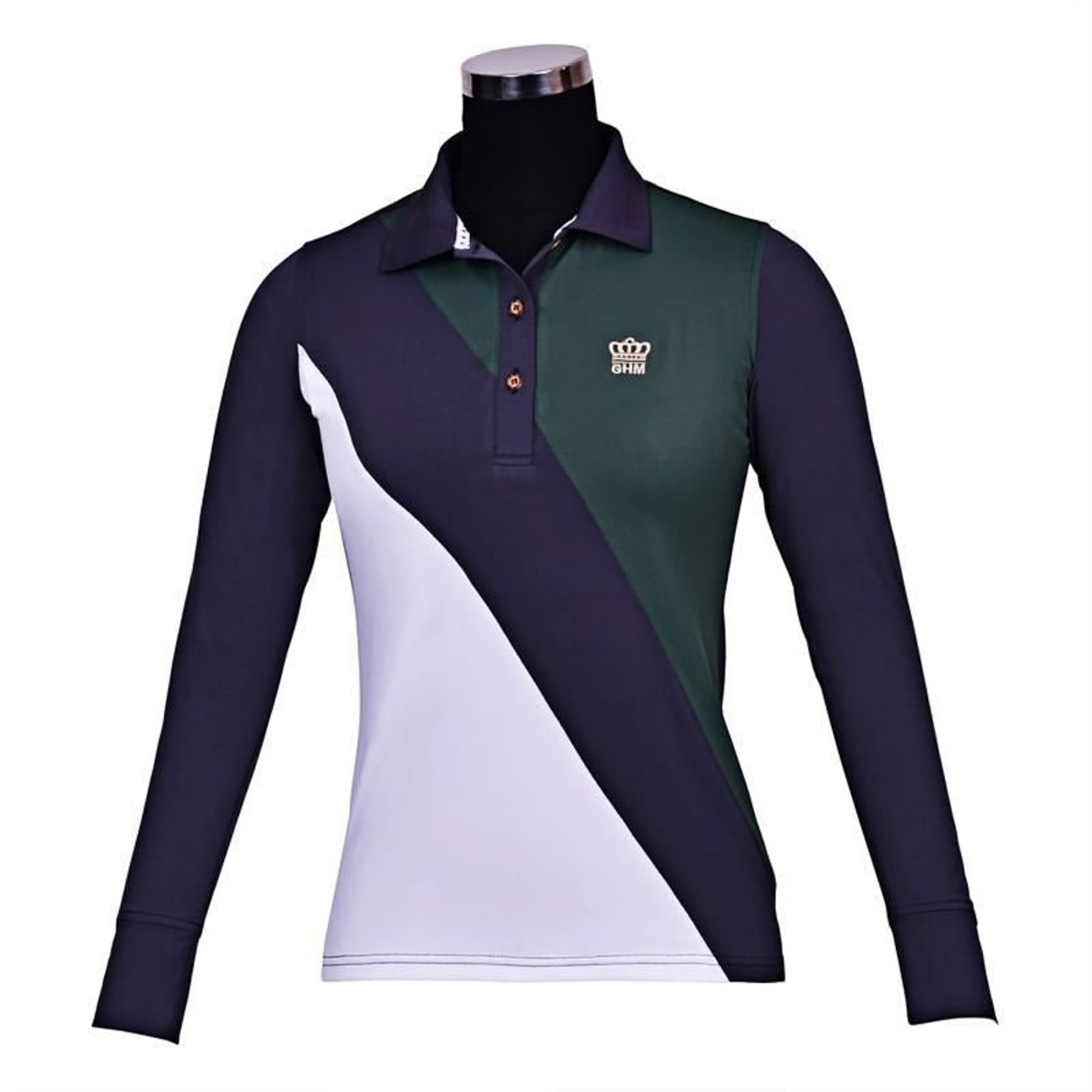 GHM Ladies Pro Sport L/S Polo