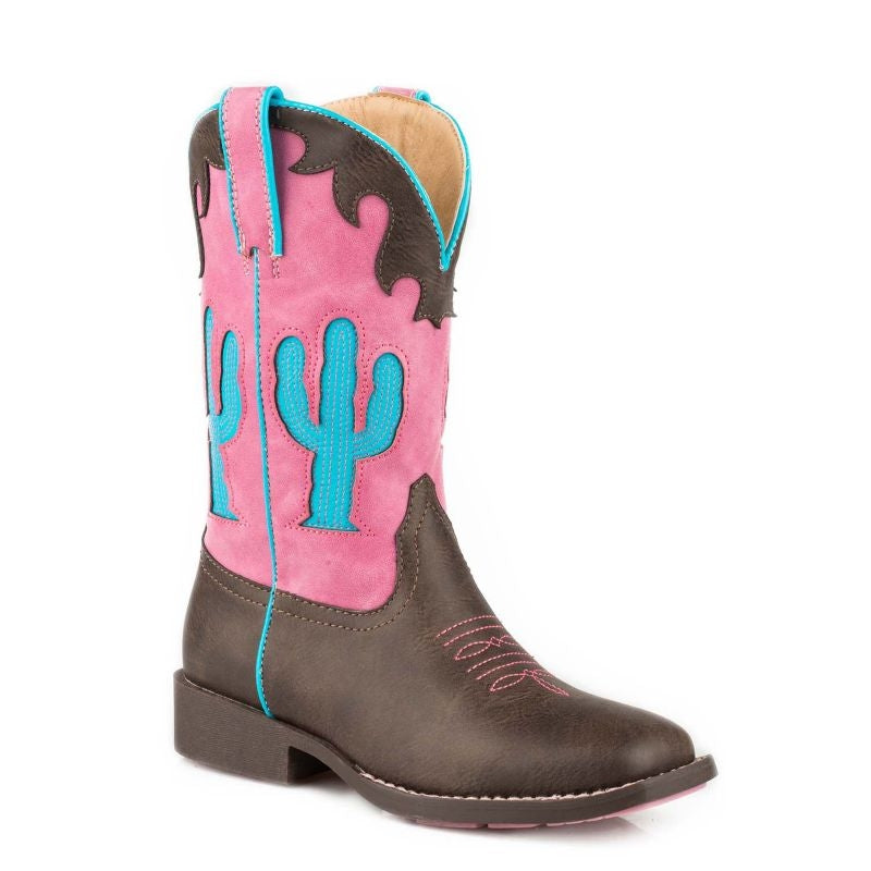 Roper Kids Cactus Square Toe Boots