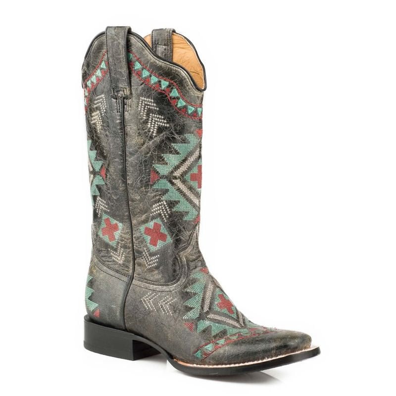 Roper Ladies Mai Square Toe Southest Boots