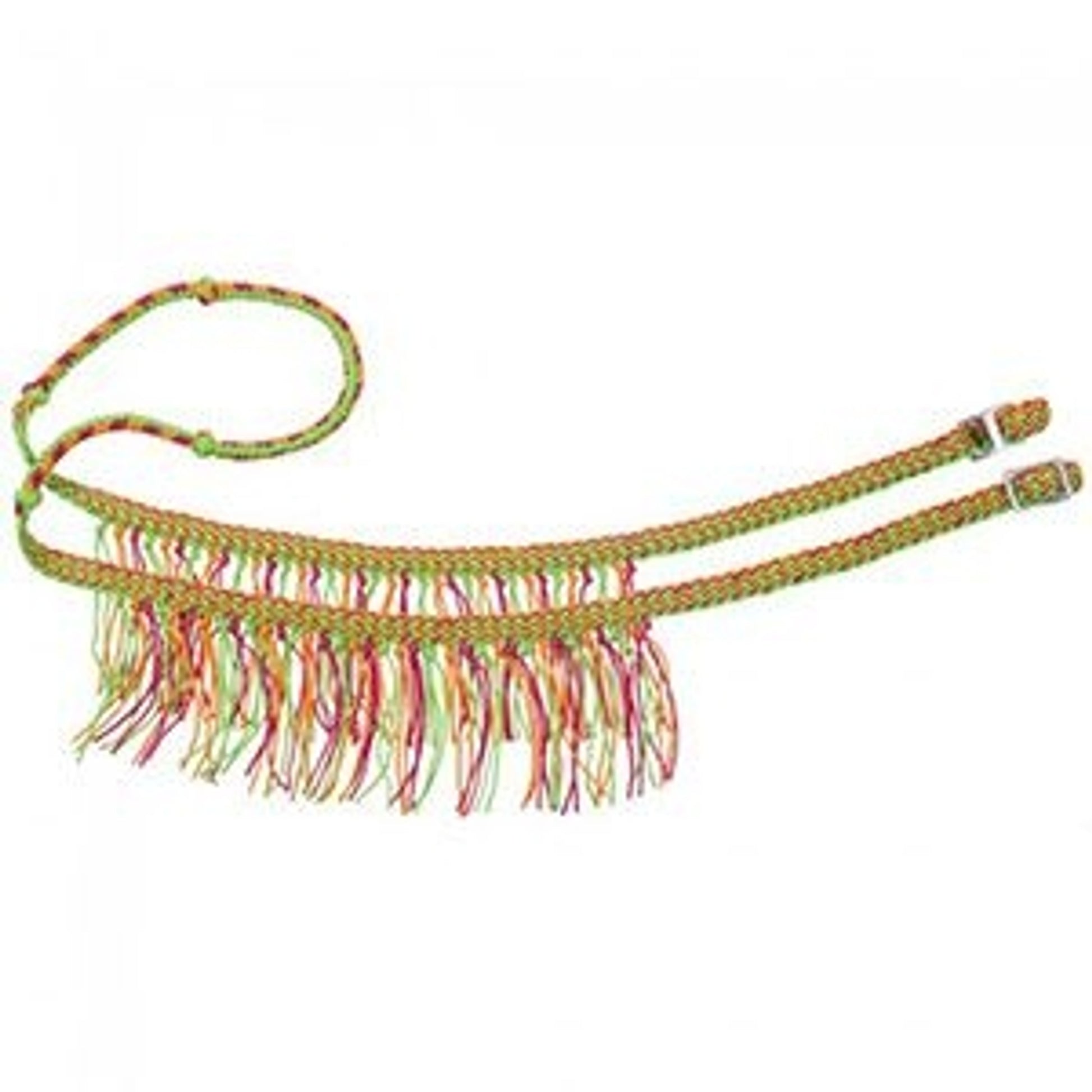 Tough1 Knotted Competition Rein with Fringe