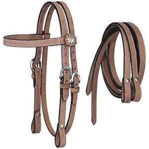 Tough1 Mini Roughout Headstall with Reins