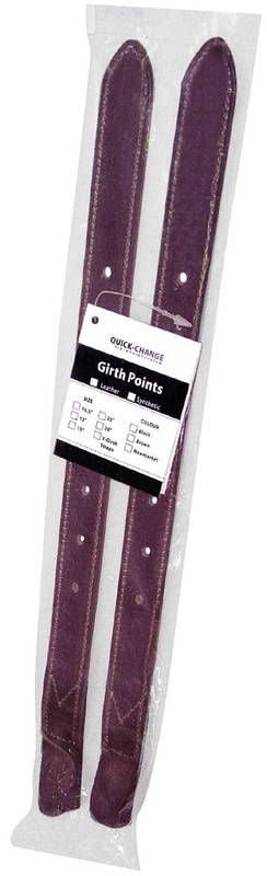 Quick-Change Y-Girth Points Leather