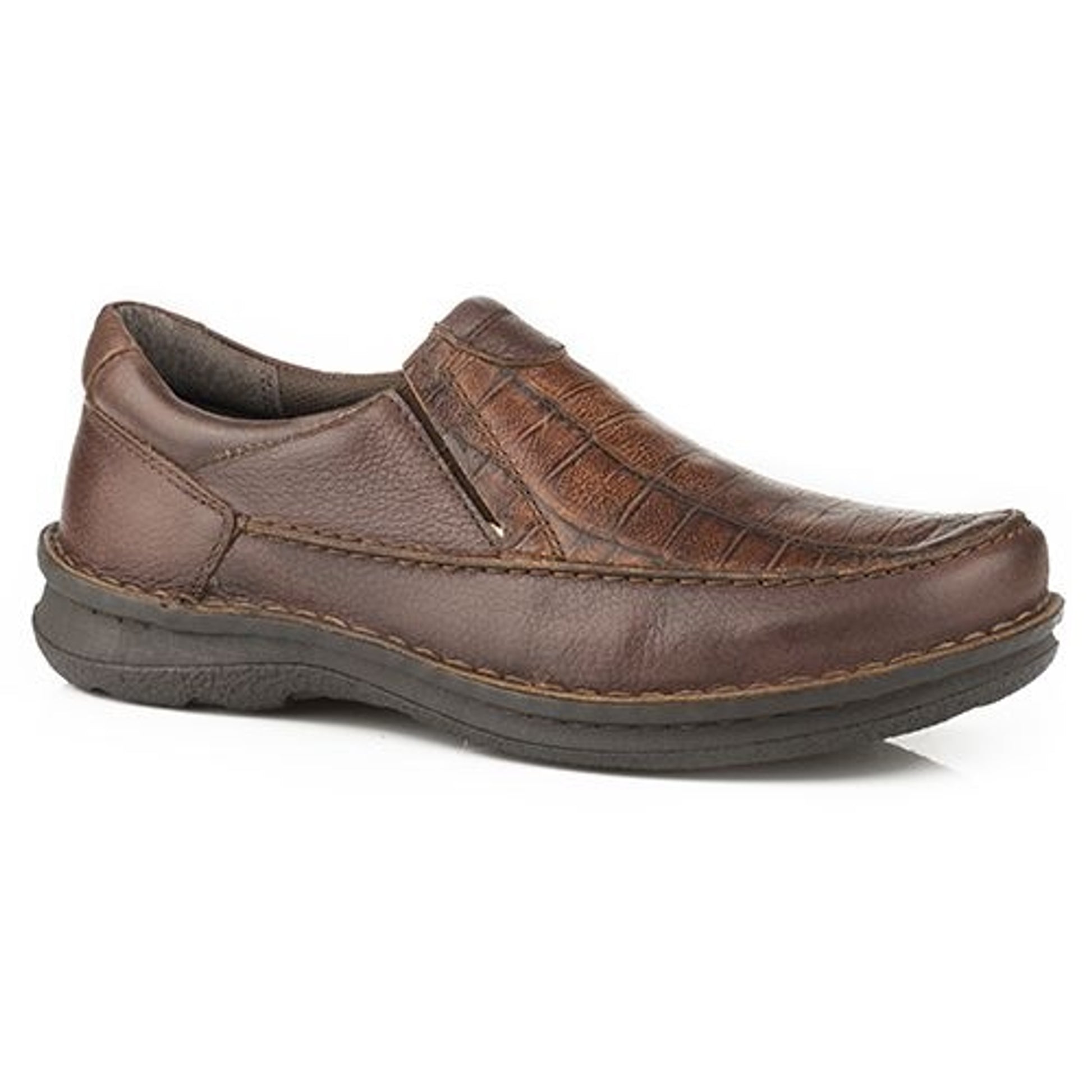Roper Mens Paxton SlipOn Print Alligator Shoe