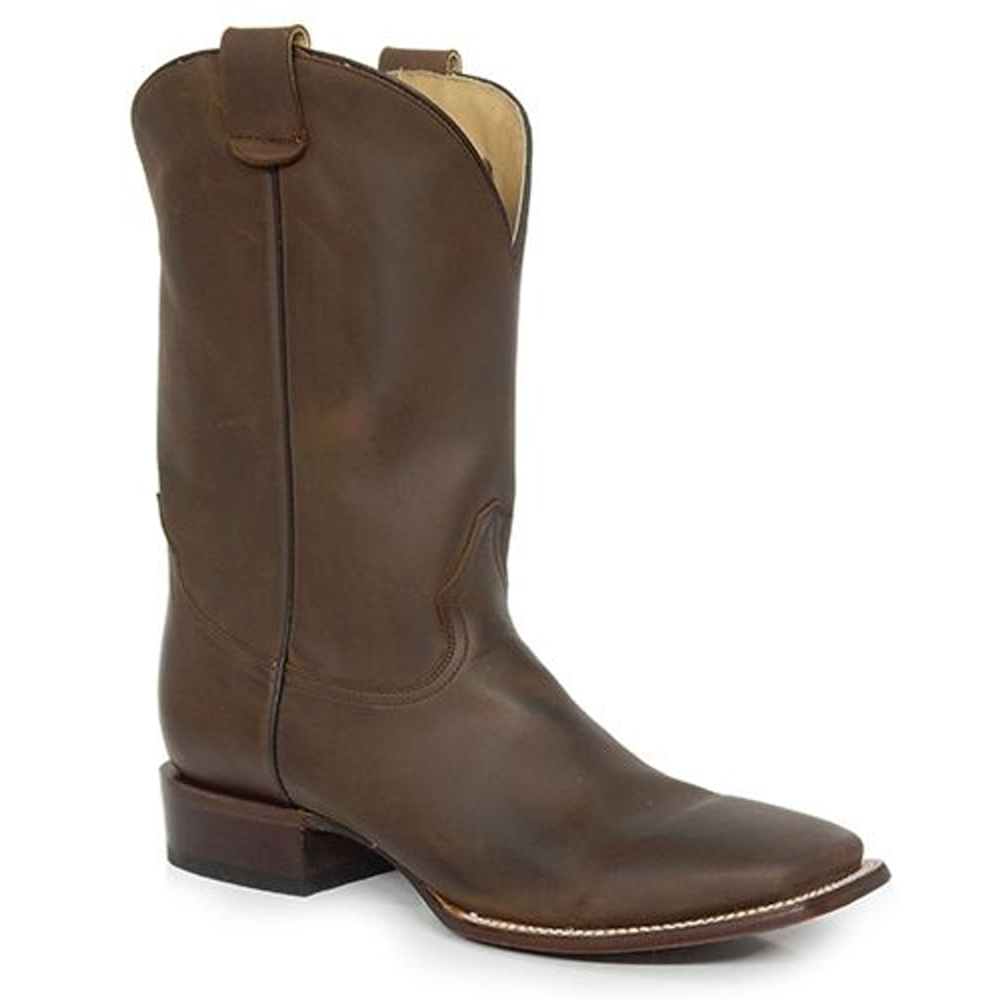 Roper Mens Conceal Carry Sq Toe Brn Boots