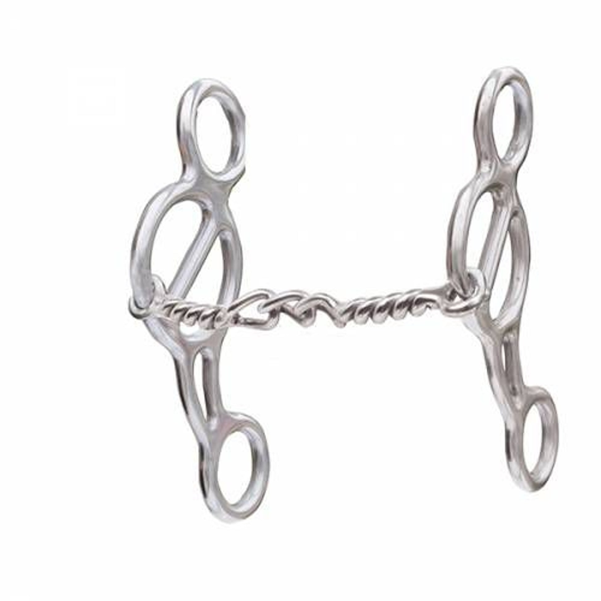 Pro Choice Short Shank Gag Twist Wire Chain Bit