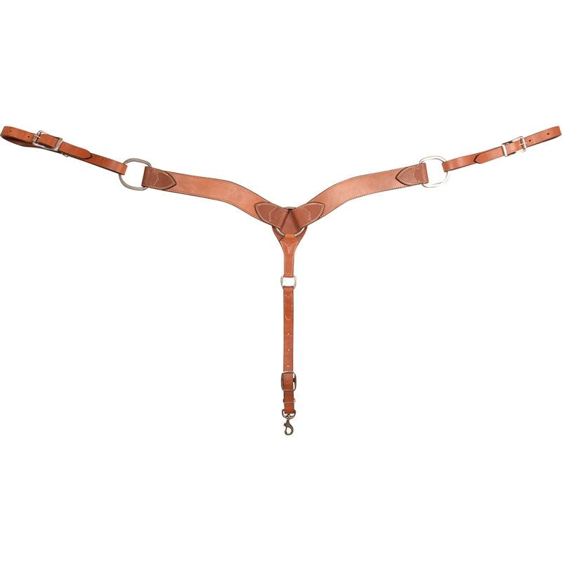 Cashel 2in Chestnut Leather Breast Collar