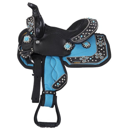 Tough1 Starlight Mini Sdl with Turq Cross Conchos