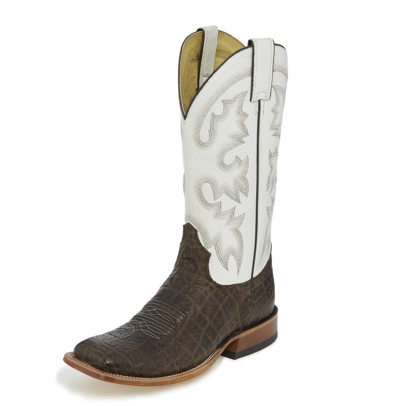 Tony Lama Mens Sealy Square Toe Brown Boots