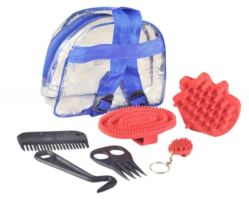 TuffRider Grooming Kit with Rubber Brushes