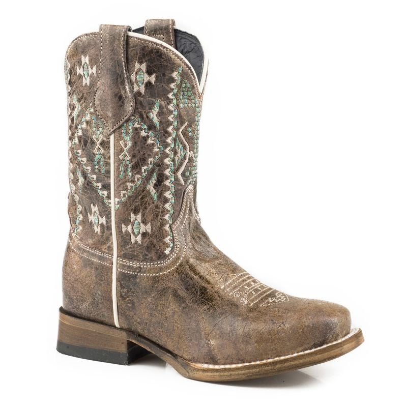 Roper Kids Out West Square Toe Boots