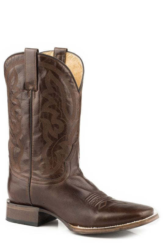Roper Mens Cassidy Square Toe Brown Boots