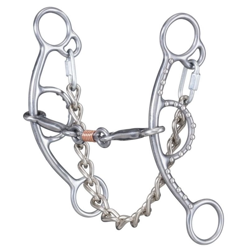Tough1 SI 3 Piece Short Shank Gag Snaffle Bit