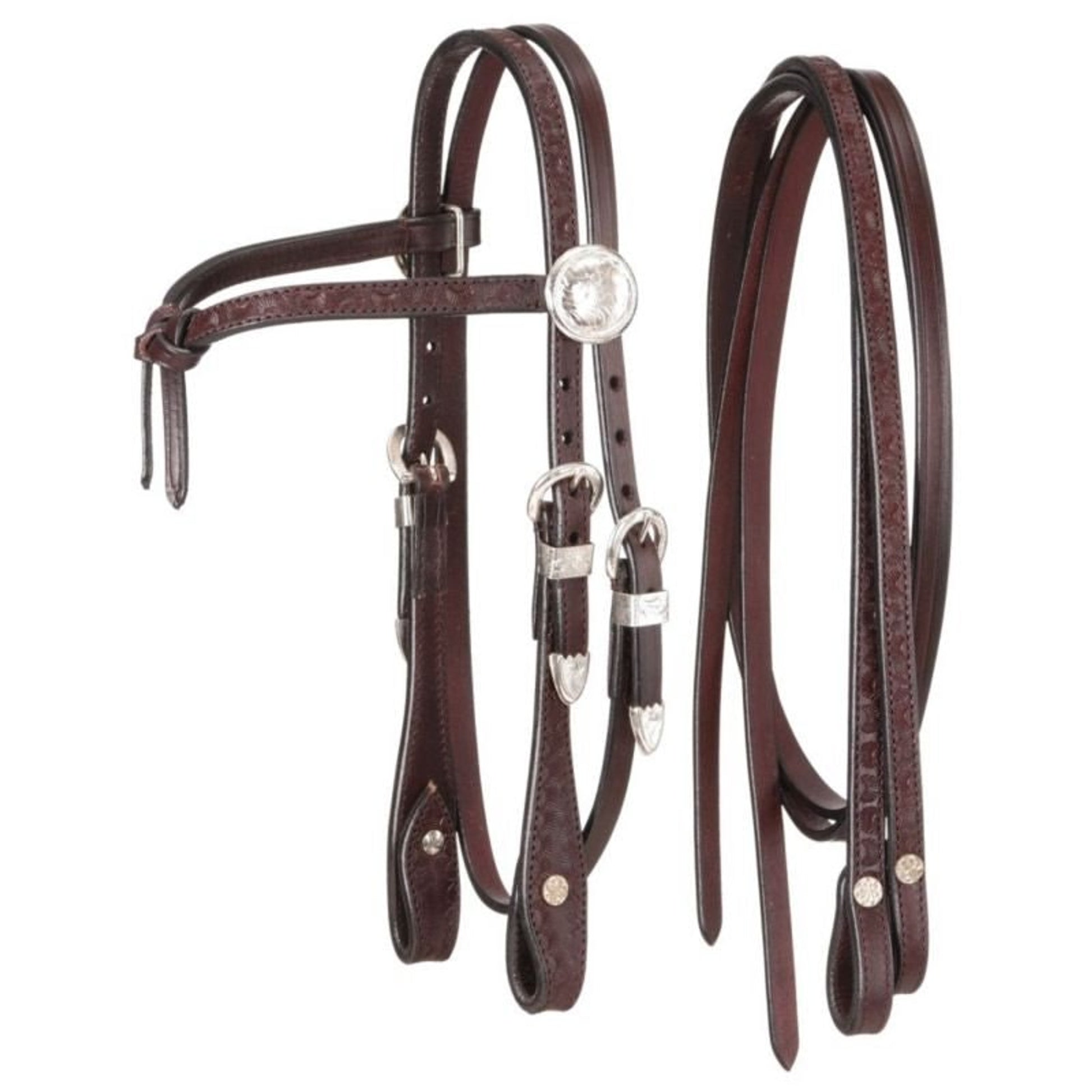 King Series Miniatureature Futurity Brow Headstall with Silver