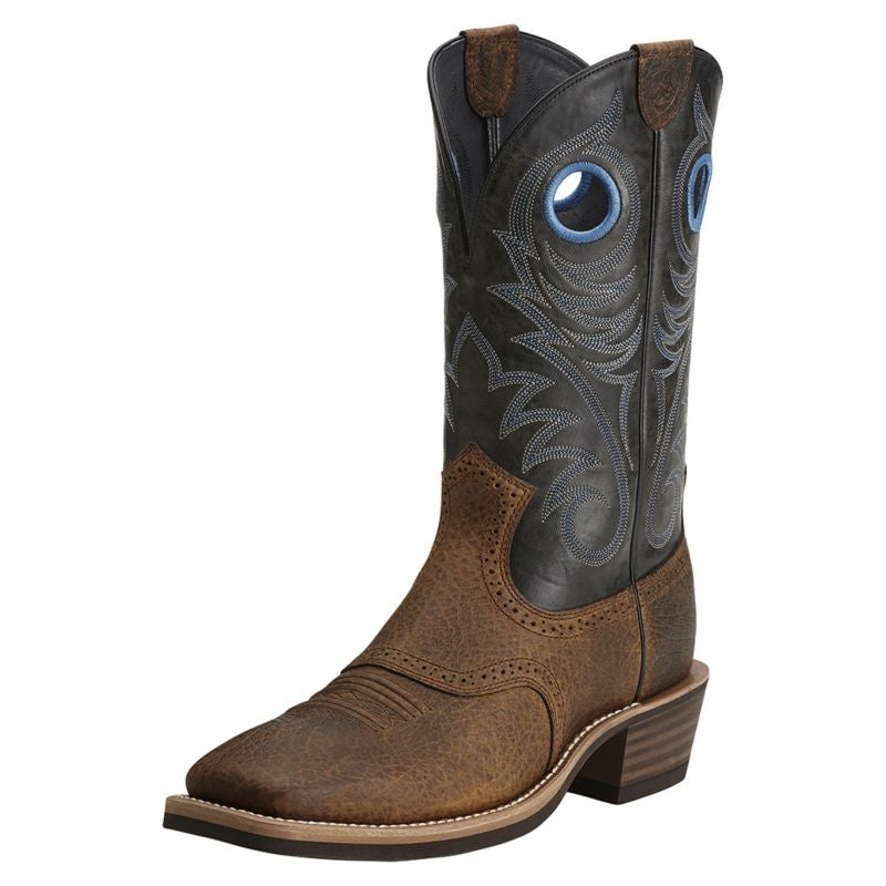 Ariat Mens Heritage Square Toe Earth Boots
