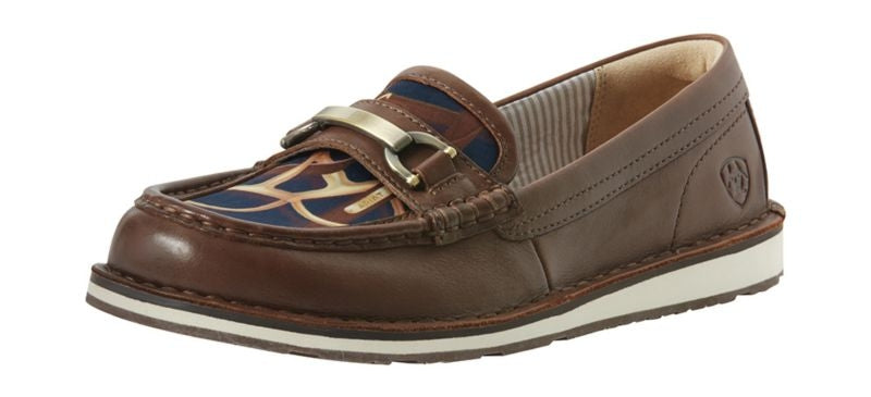 Ariat Ladies Chocolate/Navy Bits Ivy Cruisers