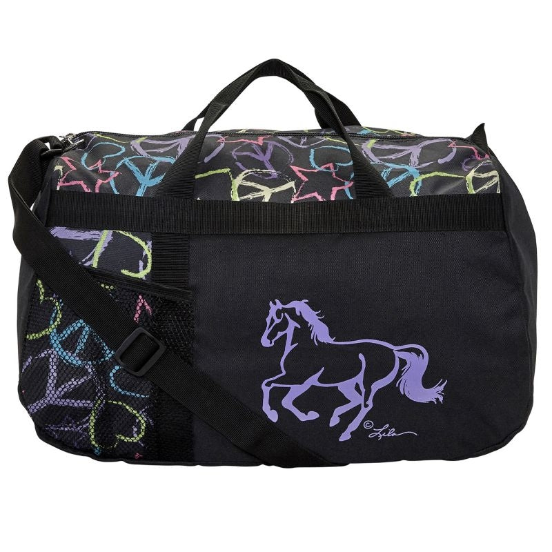 Galloping Horse Peace Sign Duffle Bag