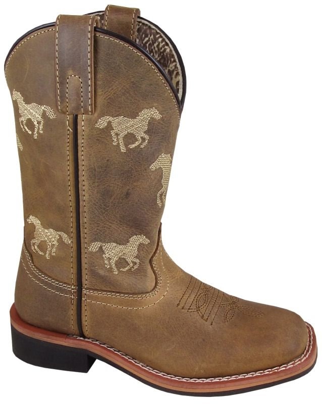 Smoky Mountain Youth Brown Rancher Boots