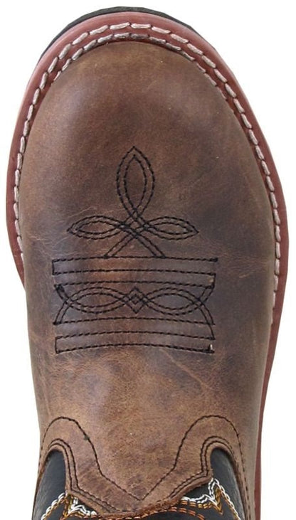 Smoky Mountain Youth Black Buffalo Boots