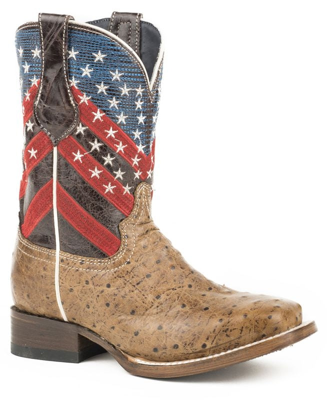 Roper Little Kids Amber Waves Multi Boots