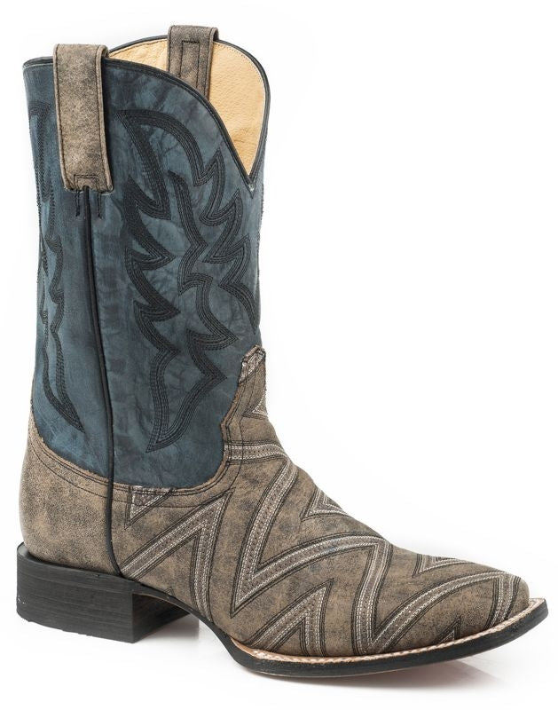 Roper Mens Ronald Square Toe Boots